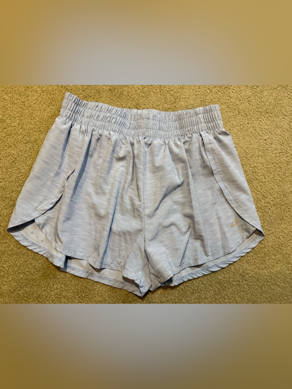 Asics Light Blue Women's Athletic Shorts
